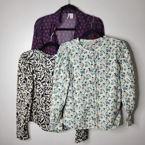 Japna, Loft and H&M Set Of 3 X-Small Blouses